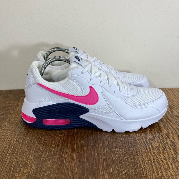 Nike Shoes - Nike Air Max Excee Sneaker. White/Navy/Pink Blast. Womens Size 9.5.